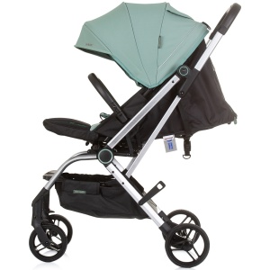 Carucior Chipolino Twister pastel green cu sezut rotativ - Img 3