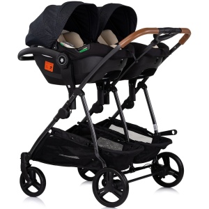 Carucior gemeni Chipolino Duo Smart 3 in 1 blackberry - Img 11