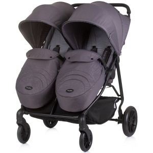 Carucior gemeni Chipolino Top Stars anthracite - Img 2