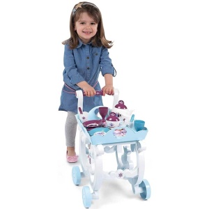 Carucior servire ceai Smoby Frozen 2 XL cu 17 accesorii - Img 4