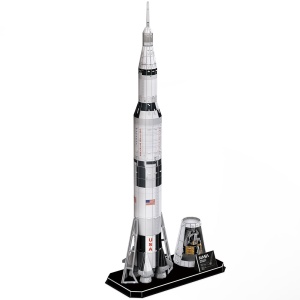 Cubic Fun - Puzzle 3D Nasa - Apollo Saturn V 136 Piese - Img 2