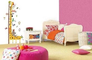 Decoratie camera copilului abtibilduri masuratoare Prietenii din Amazon, Djeco - Img 4