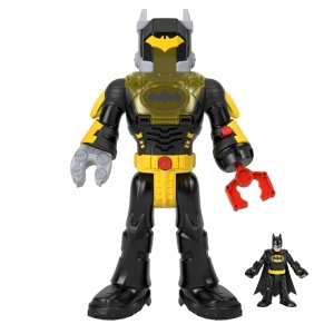FISHER PRICE IMAGINEXT DC SUPER FRIENDS SET FIGURINA BATMAN SI COSTUM EXO CU LUMINI SI SUNETE - Img 4
