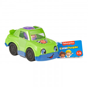 FISHER PRICE LITTLE PEOPLE VEHICUL RACE 10CM - Img 1