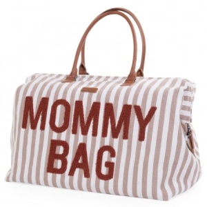 Geanta de infasat Childhome Mommy Bag Nude Alb - Img 3