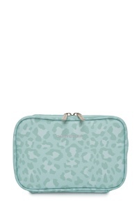 Geanta organizator pentru mancare si gustari bebe, ThermaPouch, Carry Bliss, verde leo print