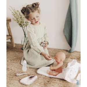 Gentuta de infasat pentru papusa Smoby Baby Nurse Changing Bag crem cu accesorii - Img 4