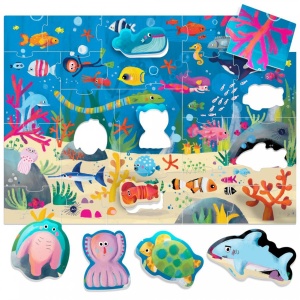 Headu Ecoplay - Puzzle Animalute In Ocean - Img 1