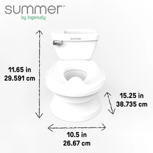 Ingenuity - Olita cu sunete My Size Potty Pro, alb - Img 4