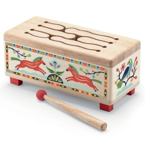 Instrument muzical Toba din lemn, Djeco - Img 3