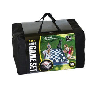 Joc de exterior - 3 Jocuri/Sah/Dame/Table