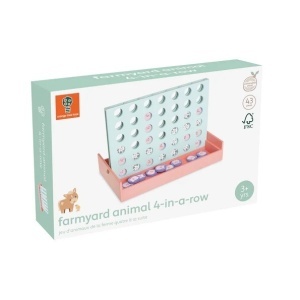 Joc din lemn 4 pe rand, Orange Tree Toys - Img 1
