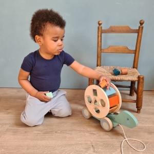 Jucarie de tras cu forme geometrice, Egmont Toys - Img 2
