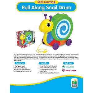 Jucarie De Tras Melc Cu Toba - Img 3