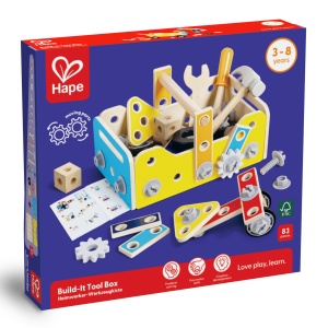 Jucarie din lemn - Set de scule de construit - Img 2
