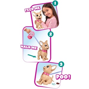 Jucarie Simba Caine Chi Chi Love Poo Puppy cu accesorii - Img 3