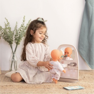 Jucarie Smoby Baby Nurse toaleta crem cu accesorii - Img 9