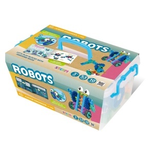 Kit STEM de construit roboti, Genius Toy