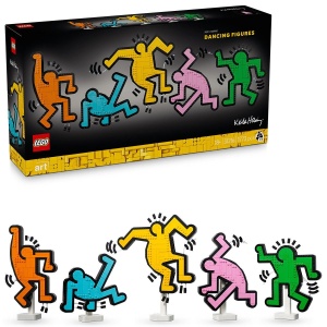 LEGO ART KEITH HARING FIGURINE CARE DANSEAZA 31216