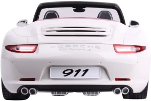 MASINA CU TELECOMANDA PORSCHE CARRERA S ALB CU SCARA 1 LA 12 - Img 3