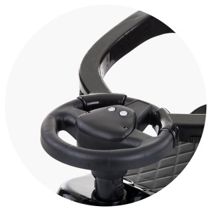 Masinuta de impins Chipolino Turbo black cu maner - Img 4