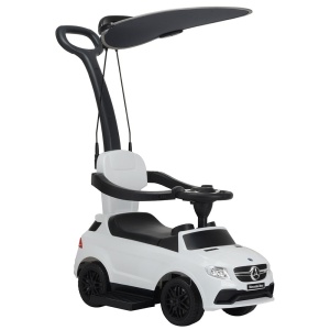 Masinuta de impins cu maner si copertina Chipolino Mercedes AMG GLE 63 white - Img 3