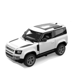 MASINUTA METALICA LAND ROVER DEFENDER 90 ALB SCARA 1 LA 24 - Img 2