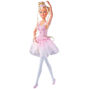 Papusa Simba Steffi Love Dancing Ballerinas 29 cm cu figurina - Img 3