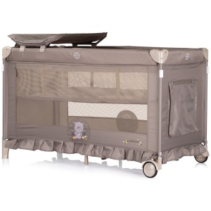 Patut pliabil Chipolino Palace Bear beige - Img 4