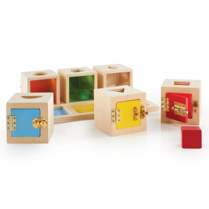 Peekaboo Lock Boxes, cutiute cu incuietori, Guidecraft - Img 2