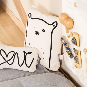 Perna decorativa Childhome 25x28cm, Urs - Img 3