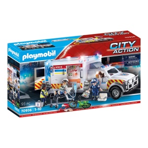 Playmobil - Ambulanta Cu Lumini Si Sunete - Img 2
