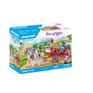 Playmobil - Plimbarea cuplului regal cu caleasca Playmobil - Img 2