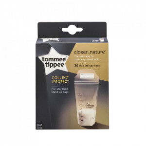 Pungi de stocare lapte matern Closer to Nature, Tommee Tippee, 36 buc