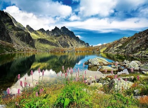 PUZZLE TREFL 3000 LAC IN MUNTII TATRA SLOVACIA - Img 2
