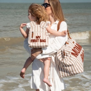 Rucsac pentru copii Childhome My First Bag Nude Alb - Img 4