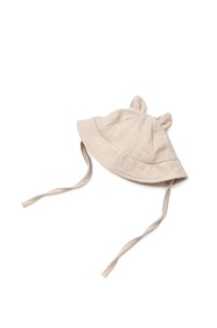 Salopeta cu palariuta TeddyBear, BabyCosy, 100% bumbac organic