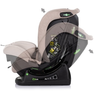 Scaun auto Chipolino Aviato I-Size 40-150 cm tiramisu - Img 5