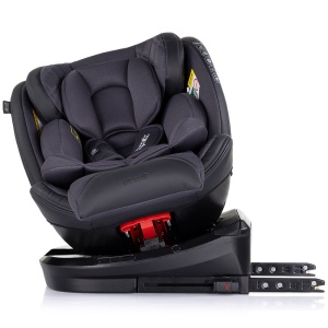 Scaun auto Chipolino Hypnotic I-Size 40-150 cm cu sistem Isofix si sezut rotativ anthracite - Img 6