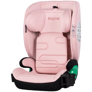 Scaun auto Chipolino Patrol I-Size 100-150 cm cu sistem Isofix powder pink