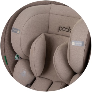 Scaun auto Chipolino Peak I-Size 40-150 cm macadamia cu sistem Isofix - Img 13