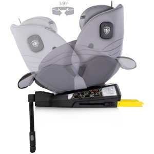 Scaun auto Chipolino Premium I-Size 40-150 cm cu sistem Isofix cloud - Img 7