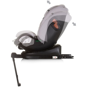 Scaun auto Chipolino Tourino I-Size 40-150 cm ash grey cu sistem Isofix - Img 5