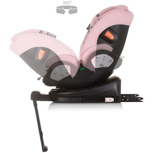Scaun auto Chipolino Tourino I-Size 40-150 cm flamingo cu sistem Isofix - Img 7