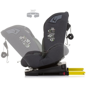 Scaun auto Chipolino X Factor I-Size 40-150 cm pastel green cu sistem Isofix - Img 6