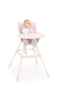 Scaun de masa pentru copii, BabyJem, roz