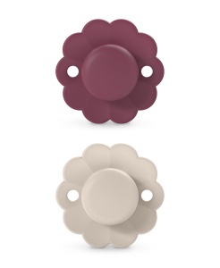 Set 2 suzete fiziologice 6-18 luni, roz aprins, Wonderland Butterfly Suavinex