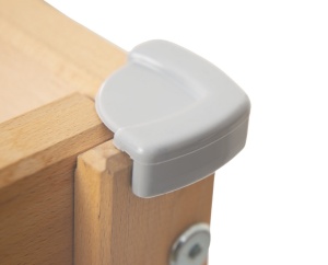 Set 4 protectii pentru colturi mobila BabyJem, gri