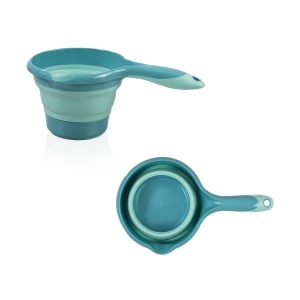 Set cadita pliabila de baie Babyjem, 5 piese, turcoaz - Img 6