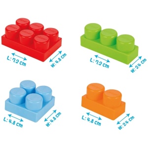 Set constructie Pilsan Master Blocks 224 piese galben - Img 2